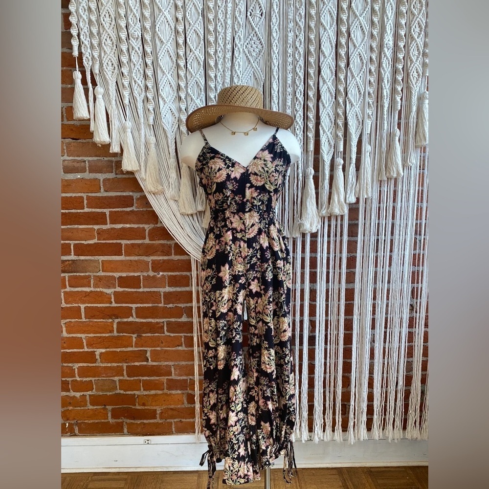 Free People Stand Out Printed Jumpsuit romper